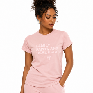 Family Faith & Real Estate Tee