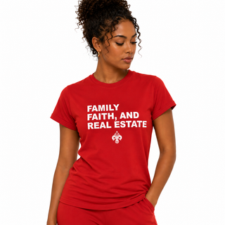 Family Faith & Real Estate Tee