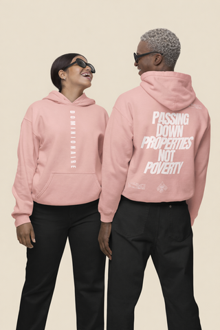 PASSING DOWN PROPERTIES NOT POVERTY HOODIE