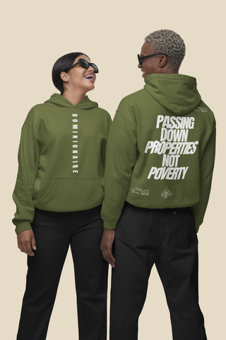 PASSING DOWN PROPERTIES NOT POVERTY HOODIE